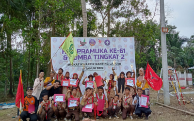 Regu Paksi dan Seroja MTs Annizhomiyyah Juara Umum LT 2 Kwartir Ranting Labuan